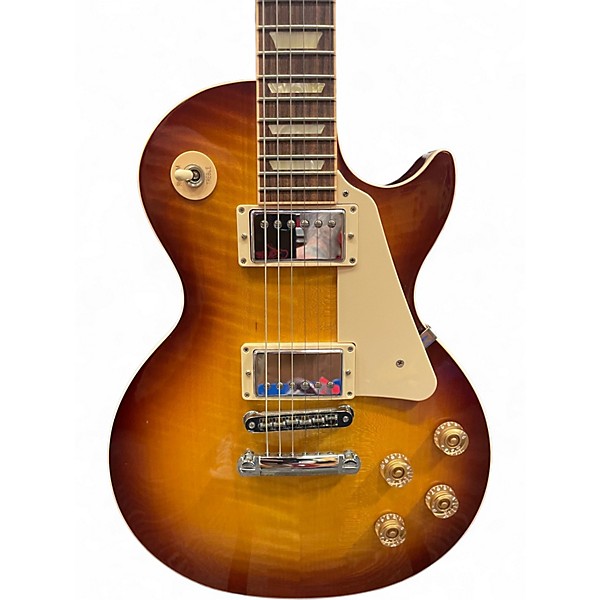 Used 2011 Gibson Les Paul Traditional Iced Tea BURST Solid Body Electric Guitar