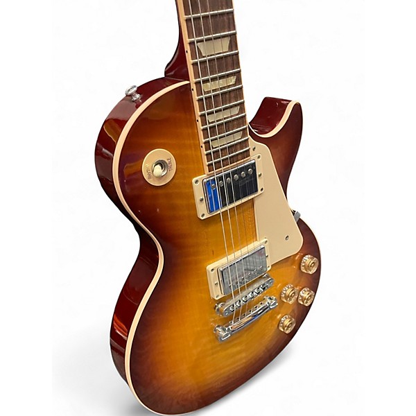 Used 2011 Gibson Les Paul Traditional Iced Tea BURST Solid Body Electric Guitar