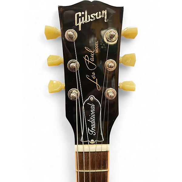 Used 2011 Gibson Les Paul Traditional Iced Tea BURST Solid Body Electric Guitar