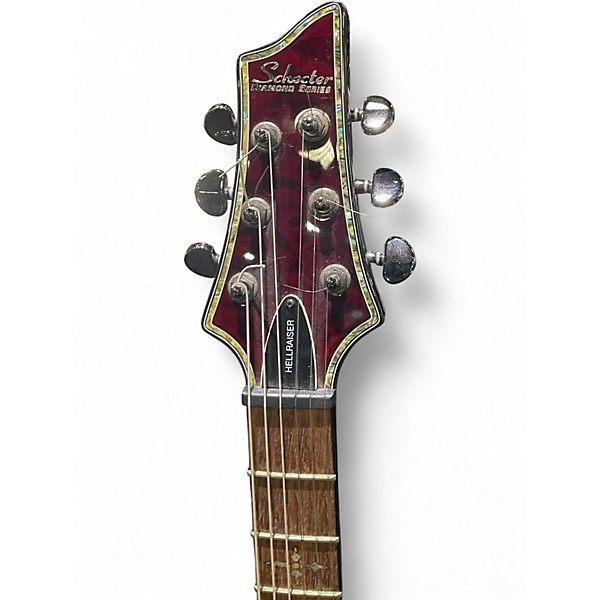 Used Schecter Guitar Research Hellraiser C1 Black Cherry Solid Body Electric Guitar