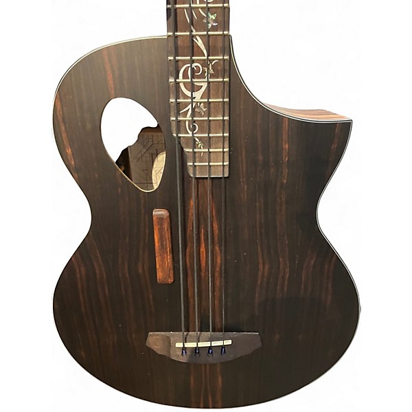 Used Michael Kelly DRAGON FLY 4 Natural Acoustic Bass Guitar