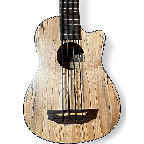 Used Kala Ubass Bass Spalted Maple Ukulele