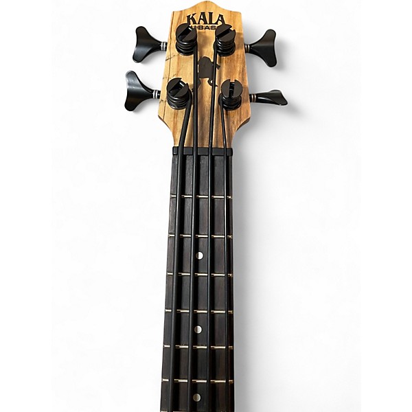 Used Kala Ubass Bass Spalted Maple Ukulele