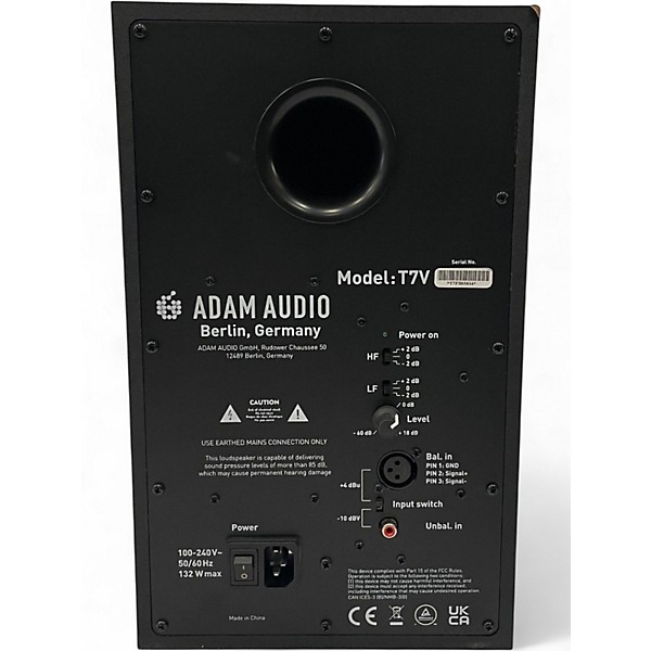 Used 2018 ADAM Audio T7V Pair Powered Monitor
