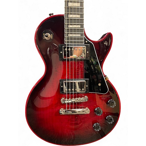 Used Epiphone Les Paul Custom Widow red burst Solid Body Electric Guitar