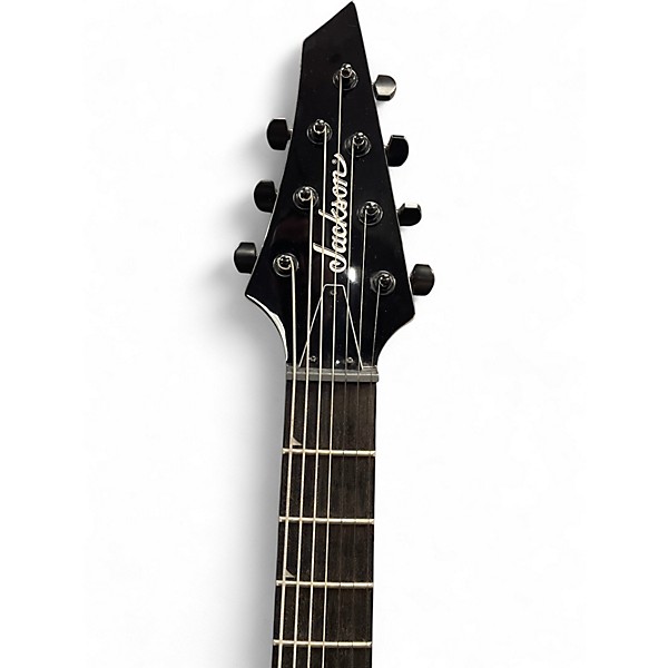 Used Jackson JS22-7 Dinky 7 String Black Solid Body Electric Guitar