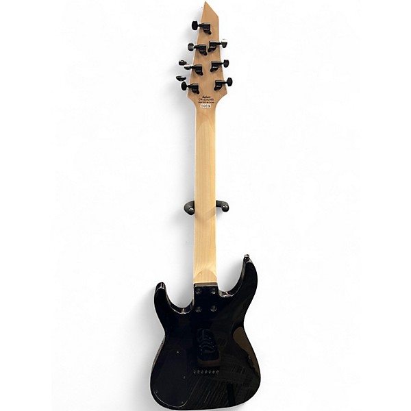 Used Jackson JS22-7 Dinky 7 String Black Solid Body Electric Guitar