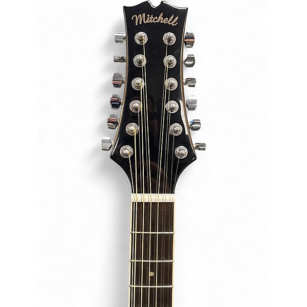 Used Mitchell D120S-12 Natural 12 String Acoustic Electric Guitar