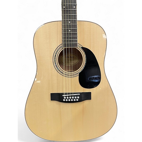 Used Mitchell D120S-12 Natural 12 String Acoustic Electric Guitar