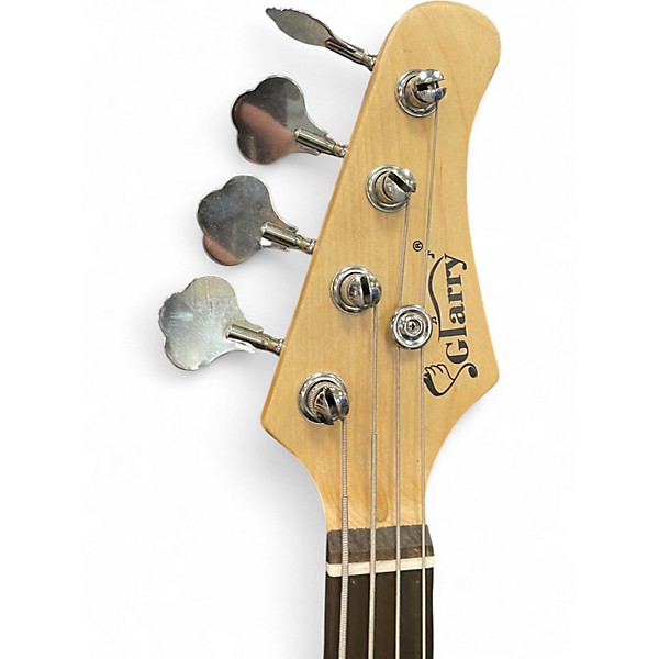 Used Glarry BASS BLUE Electric Bass Guitar