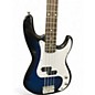 Used Glarry BASS BLUE Electric Bass Guitar