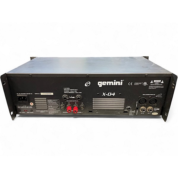Used Gemini X-04 Power Amp