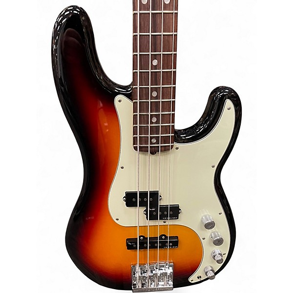 Used Fender American Ultra Precision Bass ULTRA BURST Electric Bass Guitar