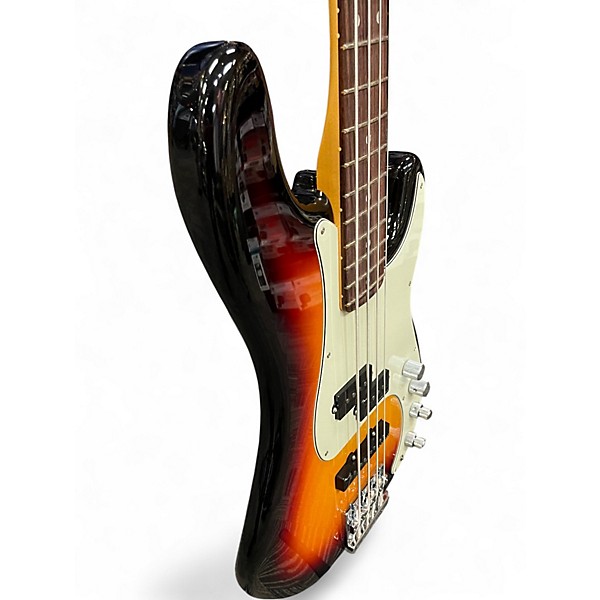 Used Fender American Ultra Precision Bass ULTRA BURST Electric Bass Guitar