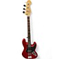 Used 2004 Fender American Series Jazz Bass Candy Apple Red Electric Bass Guitar thumbnail