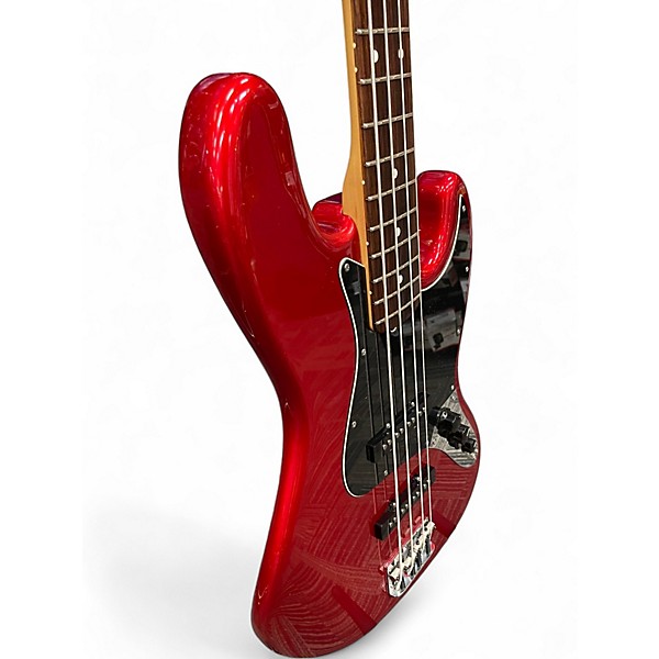 Used 2004 Fender American Series Jazz Bass Candy Apple Red Electric Bass Guitar