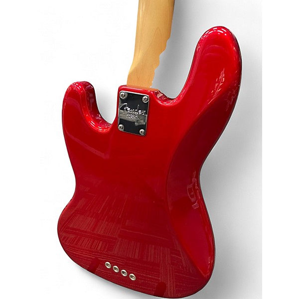 Used 2004 Fender American Series Jazz Bass Candy Apple Red Electric Bass Guitar