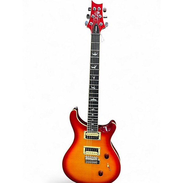 Used PRS SE Custom 24 3 Color Sunburst Solid Body Electric Guitar