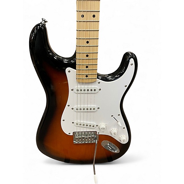 Used Squier Affinity Stratocaster 2 Color Sunburst Solid Body Electric Guitar
