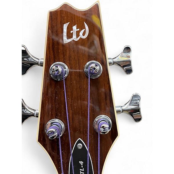 Used ESP LTD TL4 Natural Acoustic Bass Guitar