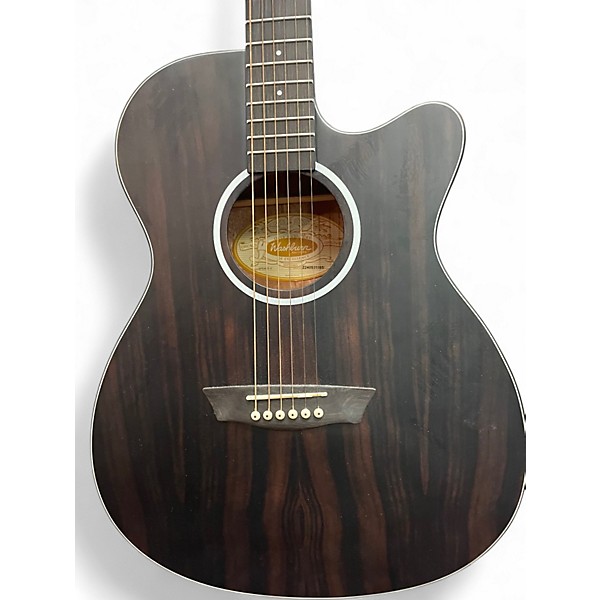Used Washburn DFEACE-U DEEP FOREST EBONY Acoustic Electric Guitar