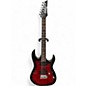 Used Ibanez GRX70QA TRANSPARENT RED BURST Solid Body Electric Guitar thumbnail