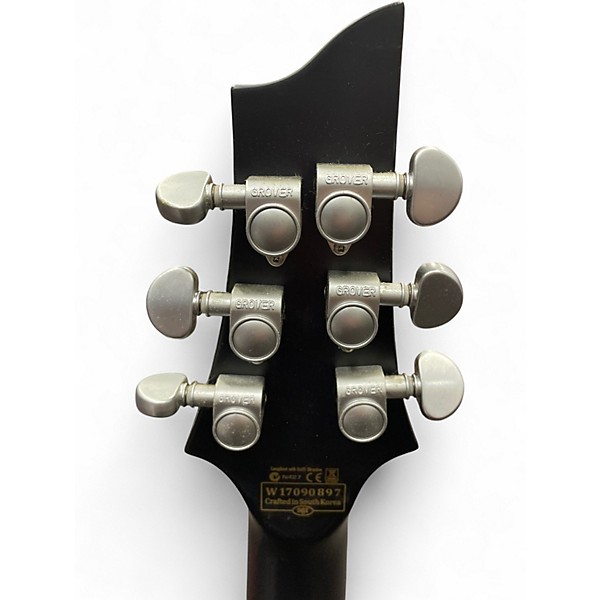 Used Schecter Guitar Research C1 Platinum BLACK Solid Body Electric Guitar