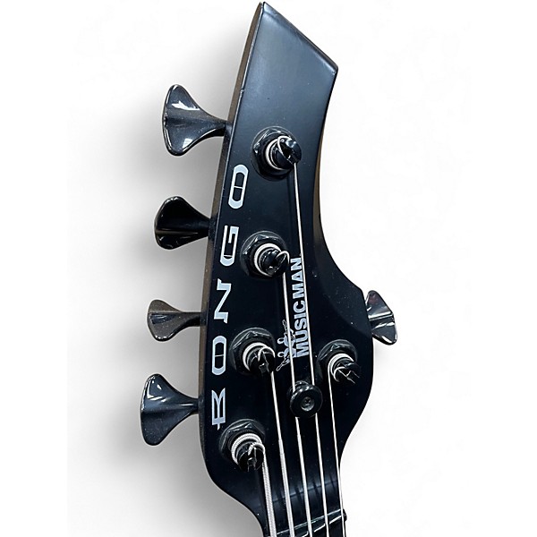 Used Ernie Ball Music Man Bongo 5 HH STEALTH BLACK Electric Bass Guitar