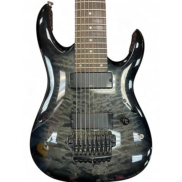 Used Ibanez RGA8QM QUILTED MAPLE Solid Body Electric Guitar