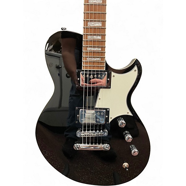 Used Reverend CONTENDER 2HB Black Solid Body Electric Guitar