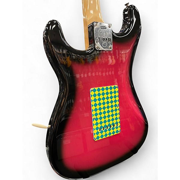 Used Fender Steve Lacy People Pleaser Stratocaster Chaos Burst Solid Body Electric Guitar
