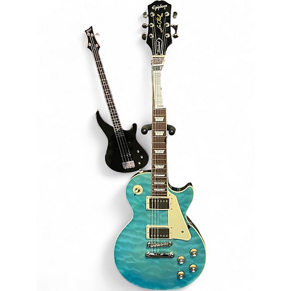 Used Epiphone Les Paul Standard Green Solid Body Electric Guitar
