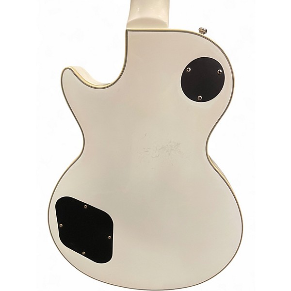Used Epiphone Les Paul Custom White Solid Body Electric Guitar