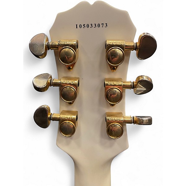 Used Epiphone Les Paul Custom White Solid Body Electric Guitar