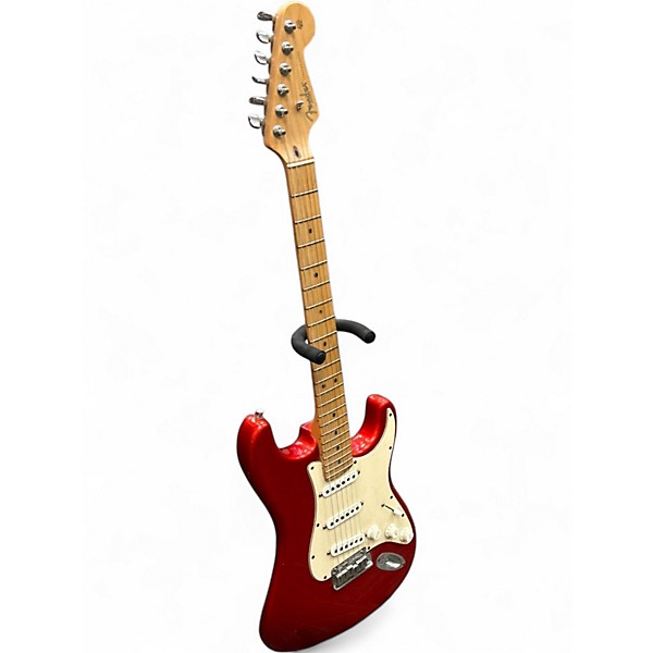 Used Fender American Standard Stratocaster Candy Apple Red Solid Body Electric Guitar