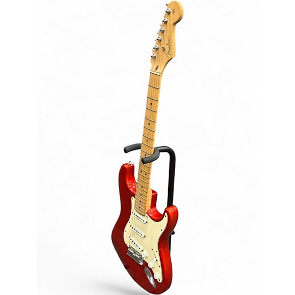 Used Fender American Standard Stratocaster Candy Apple Red Solid Body Electric Guitar