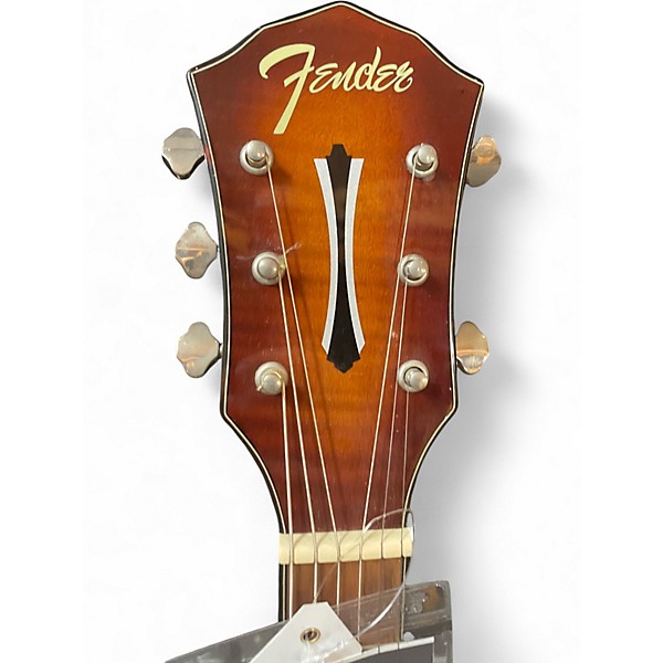 Used Fender FA345CE Sunrise Tea Burst Acoustic Electric Guitar