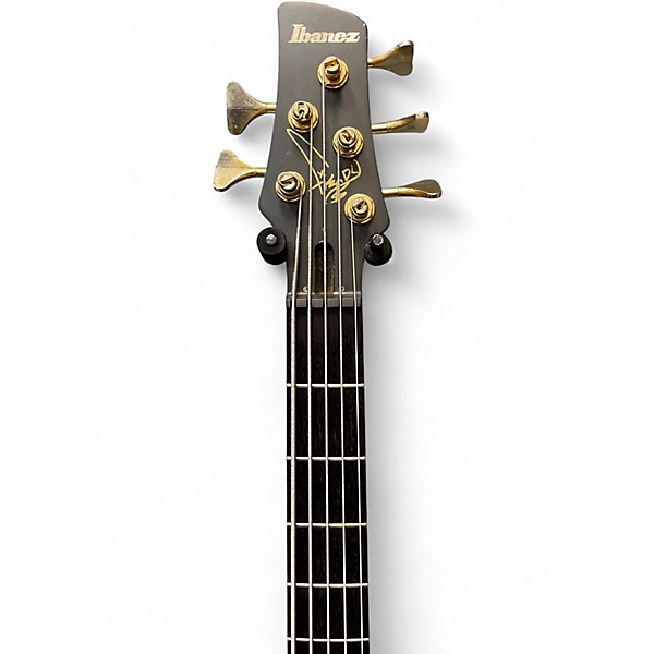 Used Ibanez K5 Fieldy Signature 5 String Satin Black Electric Bass Guitar
