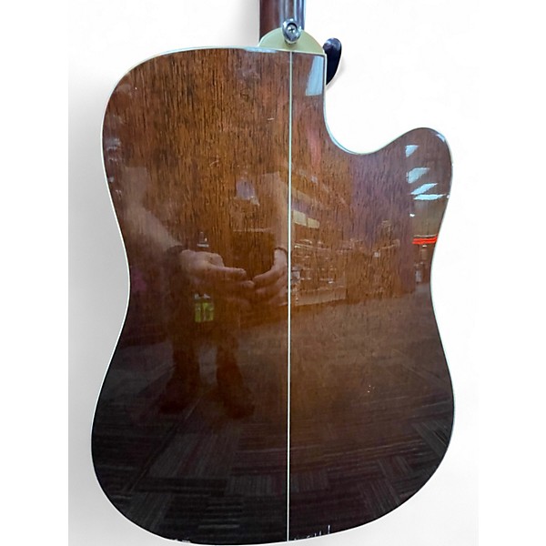 Used Alvarez AD60L Dreadnought Left Handed Natural Acoustic Guitar
