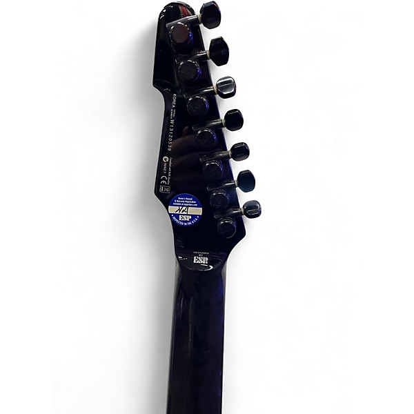 Used ESP LTD SCT607B Stephen Carpenter Signature 7 String Black Solid Body Electric Guitar