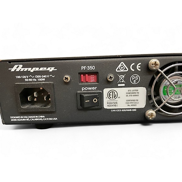 Used Ampeg PF350 Portaflex 350W Bass Amp Head