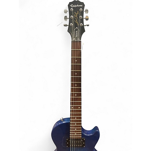 Used 2026 Epiphone Les Paul Special II Blue Solid Body Electric Guitar