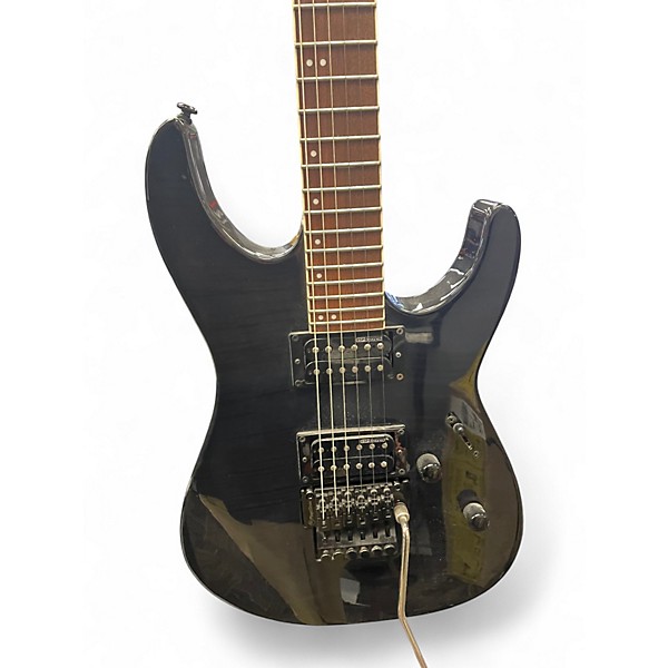Used ESP LTD M200 Trans Black Solid Body Electric Guitar