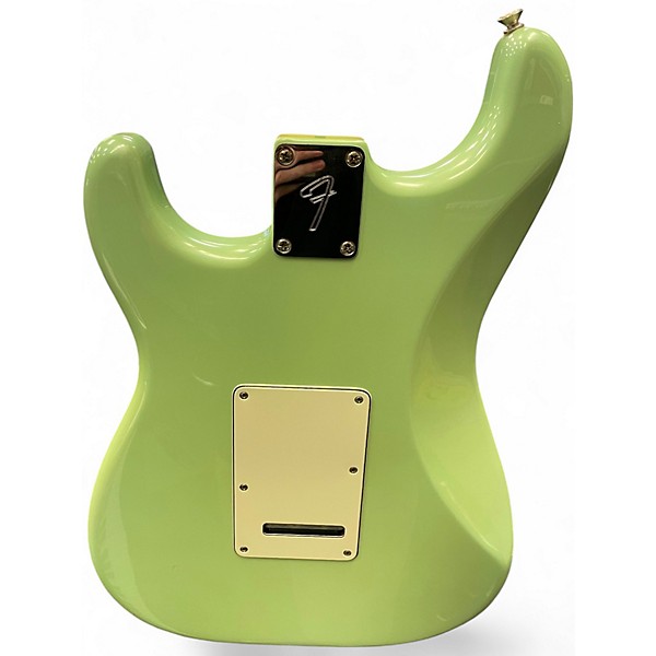 Used Fender Limited Edition Player Stratocaster Surf Green Solid Body Electric Guitar