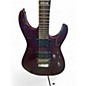 Used ESP LTD M100FM See Through Cherry Solid Body Electric Guitar