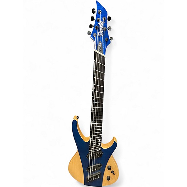 Used Ormsby FUTURA 7 STRING BLEU AND NATURAL Solid Body Electric Guitar
