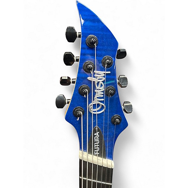 Used Ormsby FUTURA 7 STRING BLEU AND NATURAL Solid Body Electric Guitar