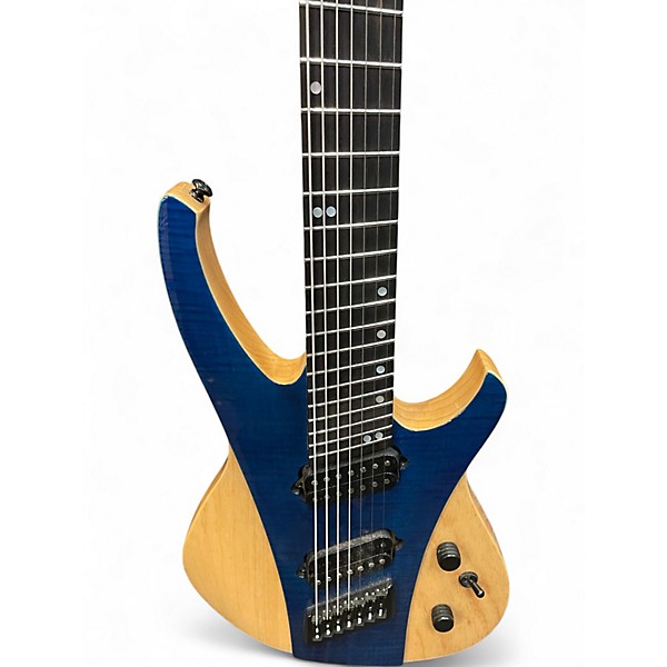Used Ormsby FUTURA 7 STRING BLEU AND NATURAL Solid Body Electric Guitar