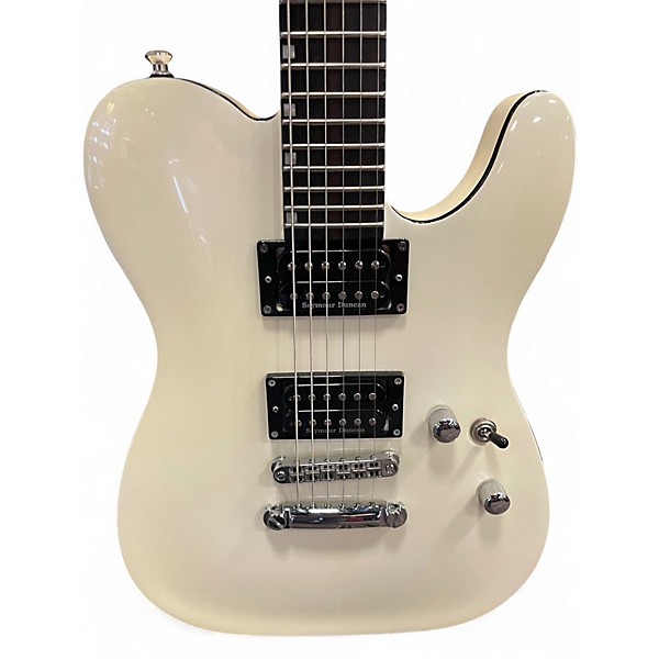 Used ESP LTD ECLIPSE CUSTOM NT Pearl White Solid Body Electric Guitar