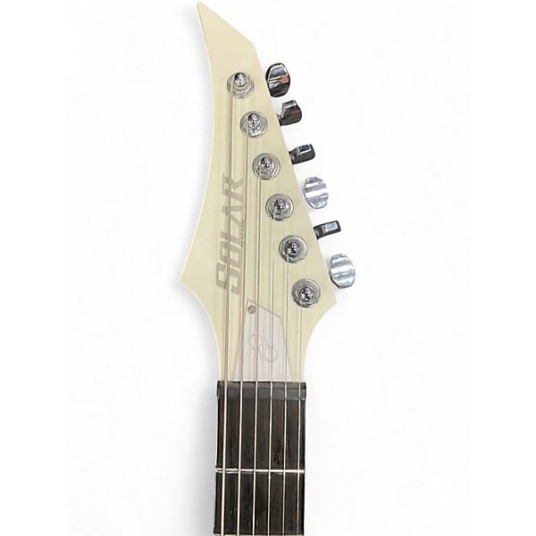 Used Solar Guitars GC1.6Vinter Alpine White Solid Body Electric Guitar